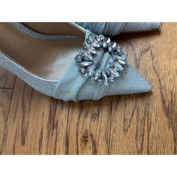 B21 Schutz Meisho Glam Glitter Pointed Pumps Womens 7 Disco Glam Fairy Coquette - Picture 6 of 11